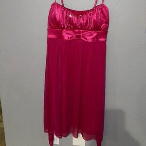 Pink cocktail dress